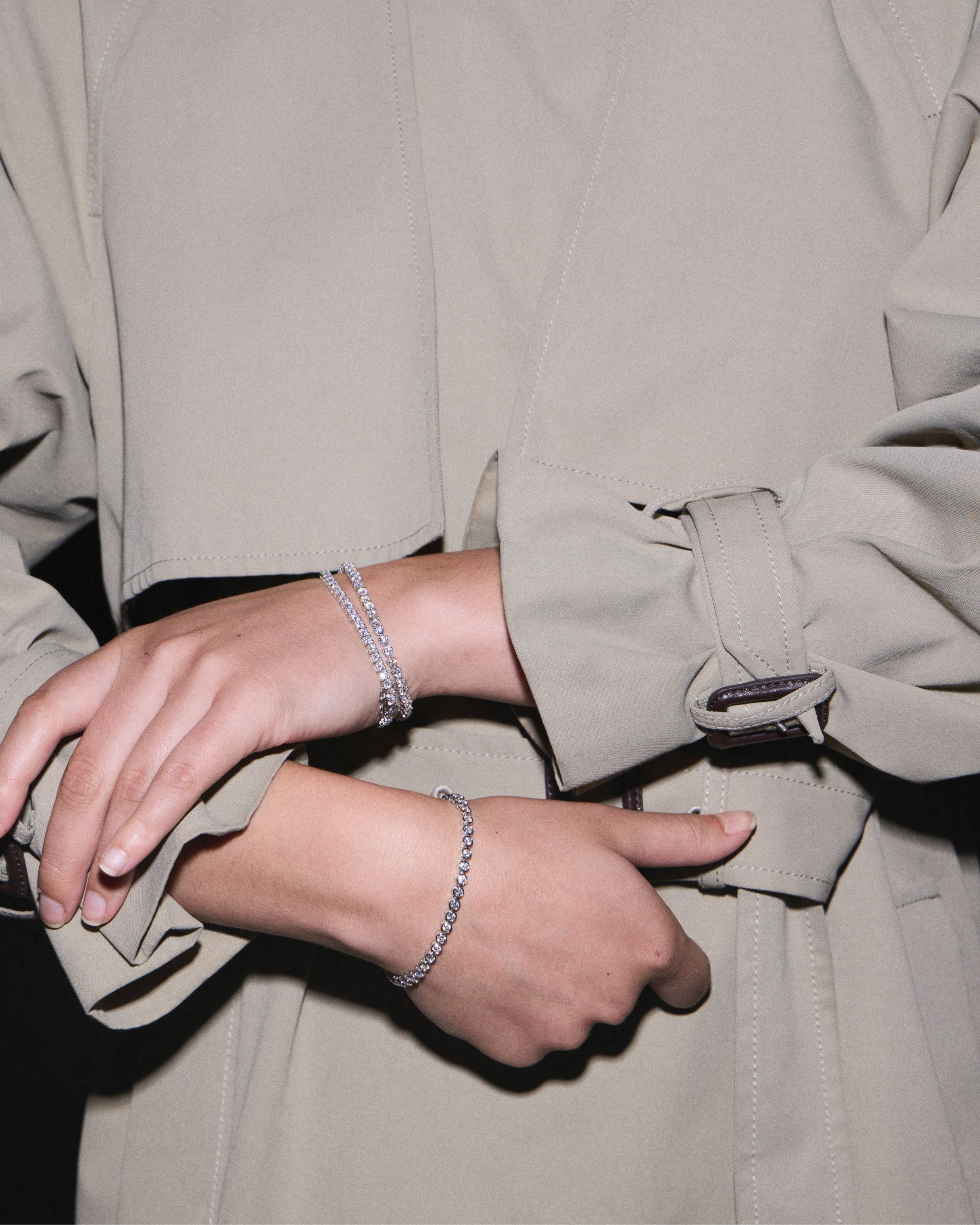 Harriet Bezel Tennis Bracelet