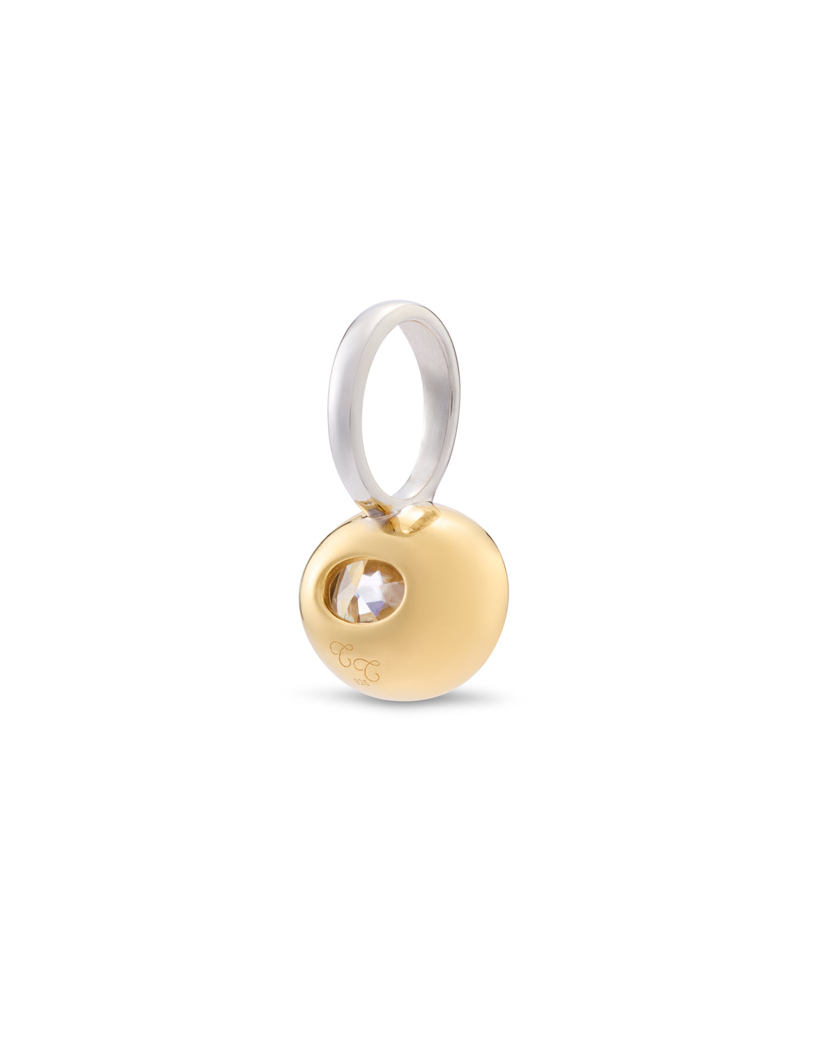 Astrid Tennis Necklace Pendant - Two Tone