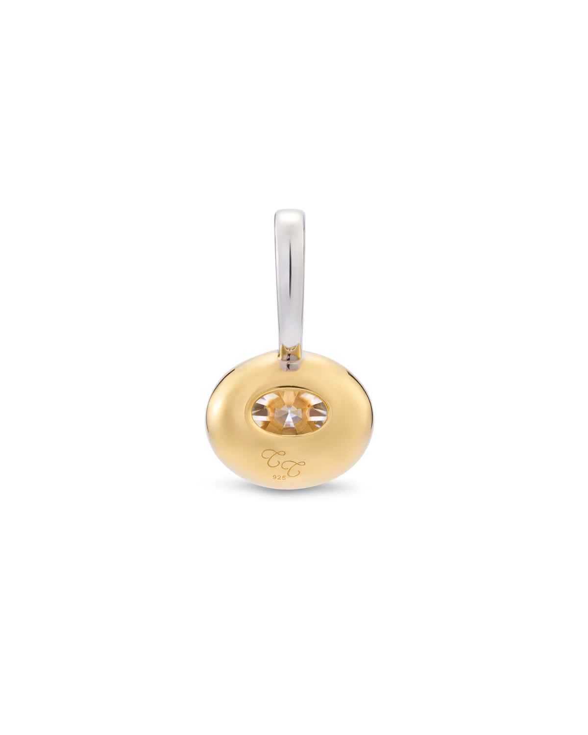 Astrid Tennis Necklace Pendant - Two Tone