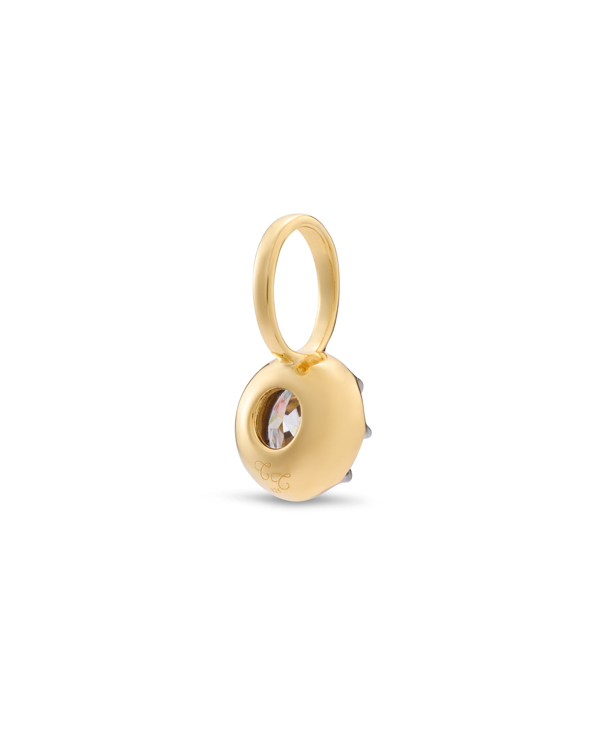 Sloane Tennis Necklace Pendant Blackened